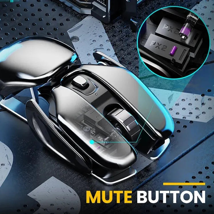 🔥LAST DAY 49% OFF🔥Wireless Ergonomics Metal Mouse