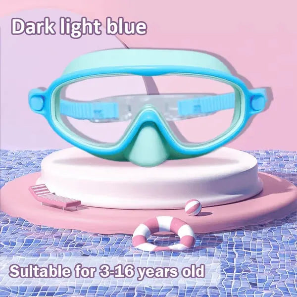 🏊‍♀️ Buy 1 Get 1 Free🏊‍♀️-2026 HD children's large frame waterproof and anti-fog swimming goggles