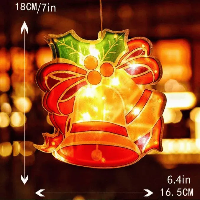 🎄Christmas Window Hanging Lights 🌟