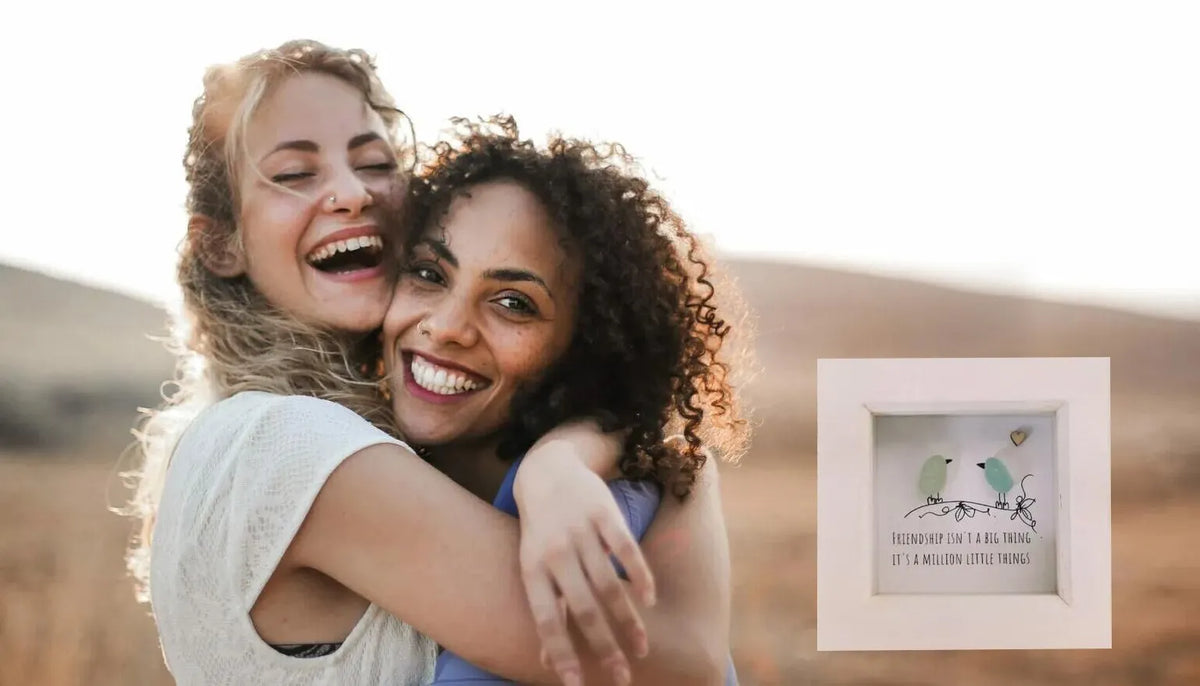 ❤️Friend Gift, seaglass art, best Friend Gift, seaglass