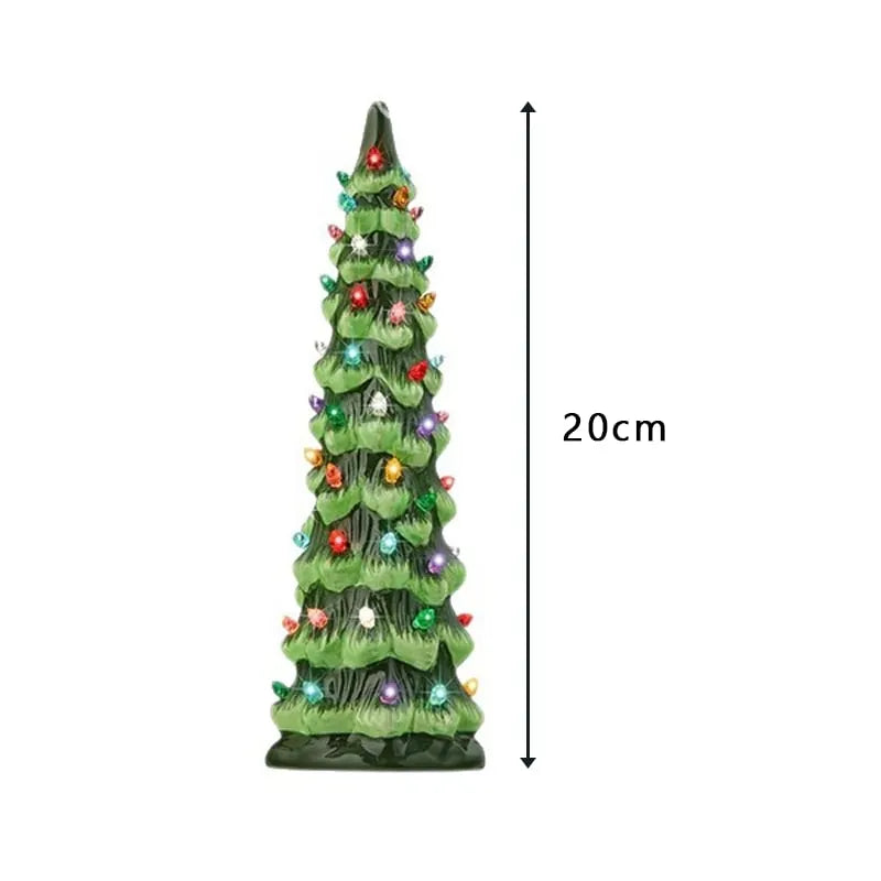 🎉🎄Retro Hand-Painted Tabletop Christmas Trees