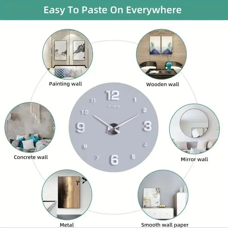 🔥 HOT SALE 🔥Creative DIY 3D Acrylic Digital Wall Clock