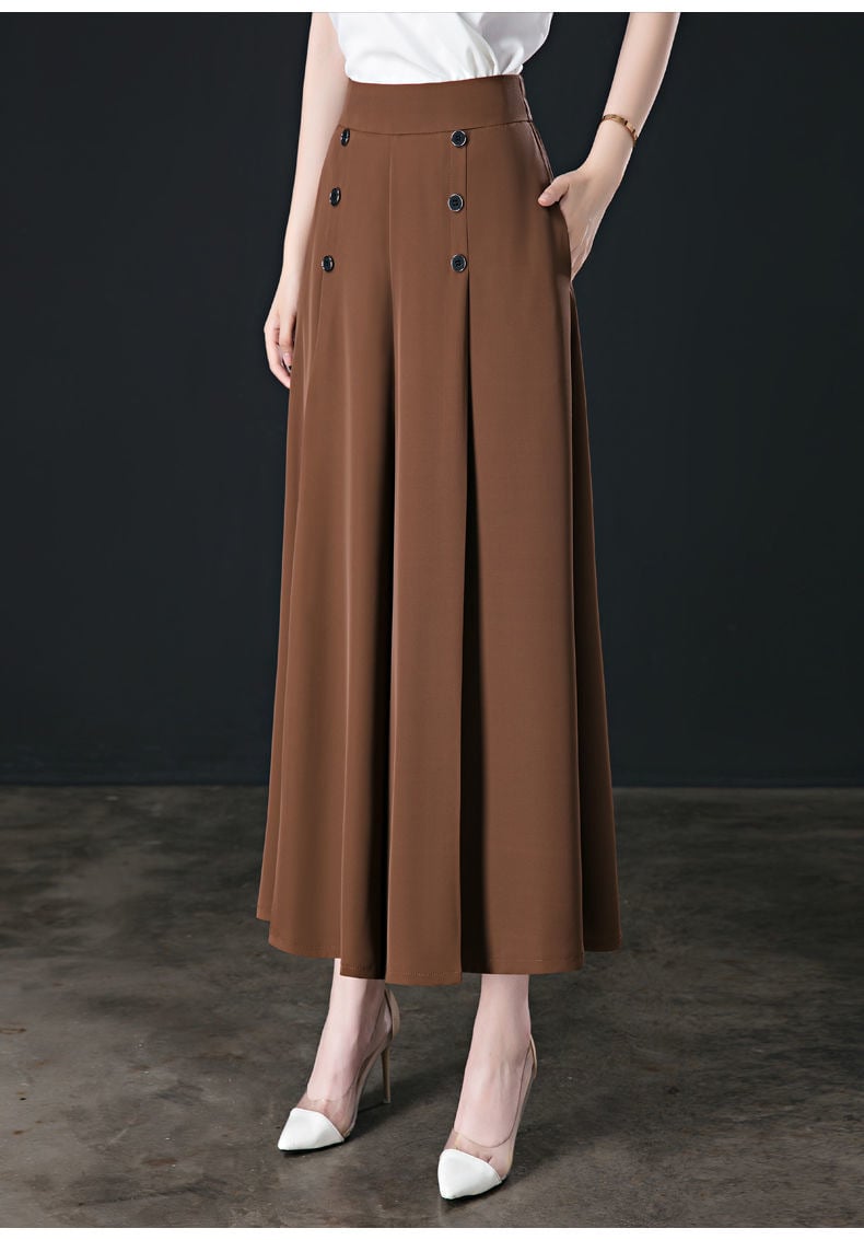 [ Cool and Slim ] Stylish Pleated Wide-leg Pants (buy 2 free shipping)