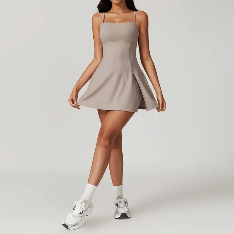 ✨[Official Brand Store]2 in 1 Split Hem Sports Dress(🔥Limited Time Discount)