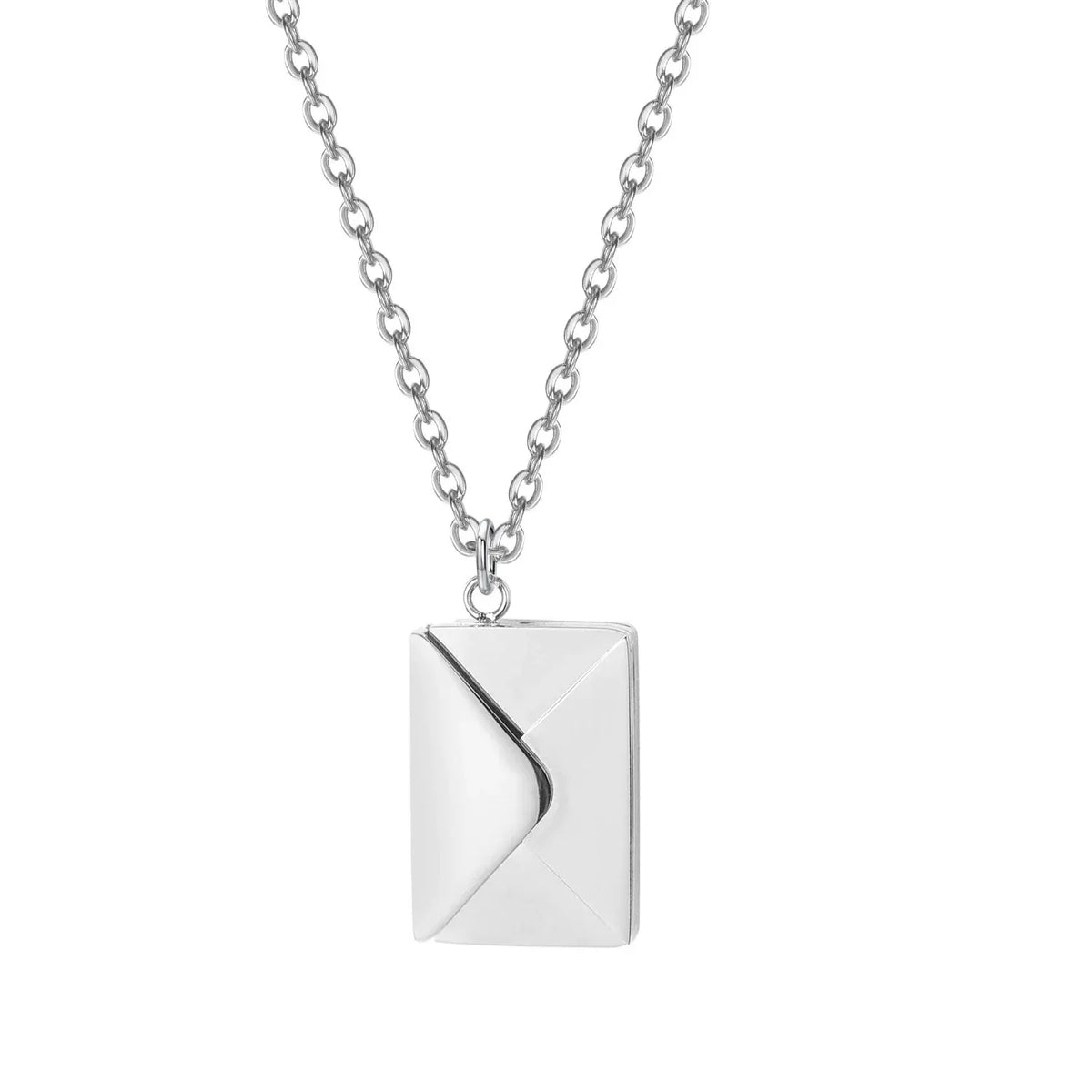 Unique Gift-Custom Love Photo Letter Envelope Necklace