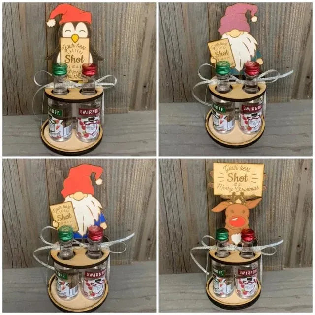 🎄Early Christmas Sale🔥CHRISTMAS MINI WINE BOTTLE HOLDER