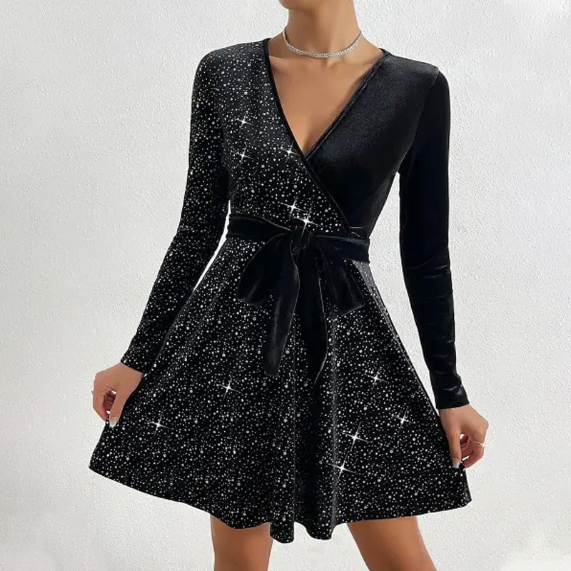 🎅Xmas Sales - 49% OFF🎄V-neck hip-waisted skirt