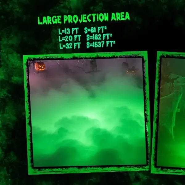 🎉Green Swamp Module / Vertical Laser Projector for Halloween 🎃
