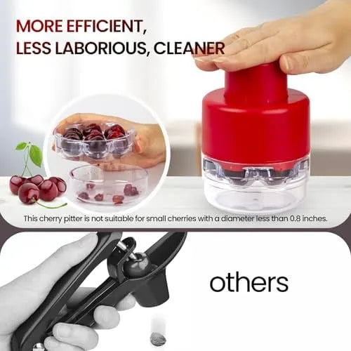 🍒Cherry Pitter Tool: Multi-functional 7-Hole Core Remover for Jam Making🍯
