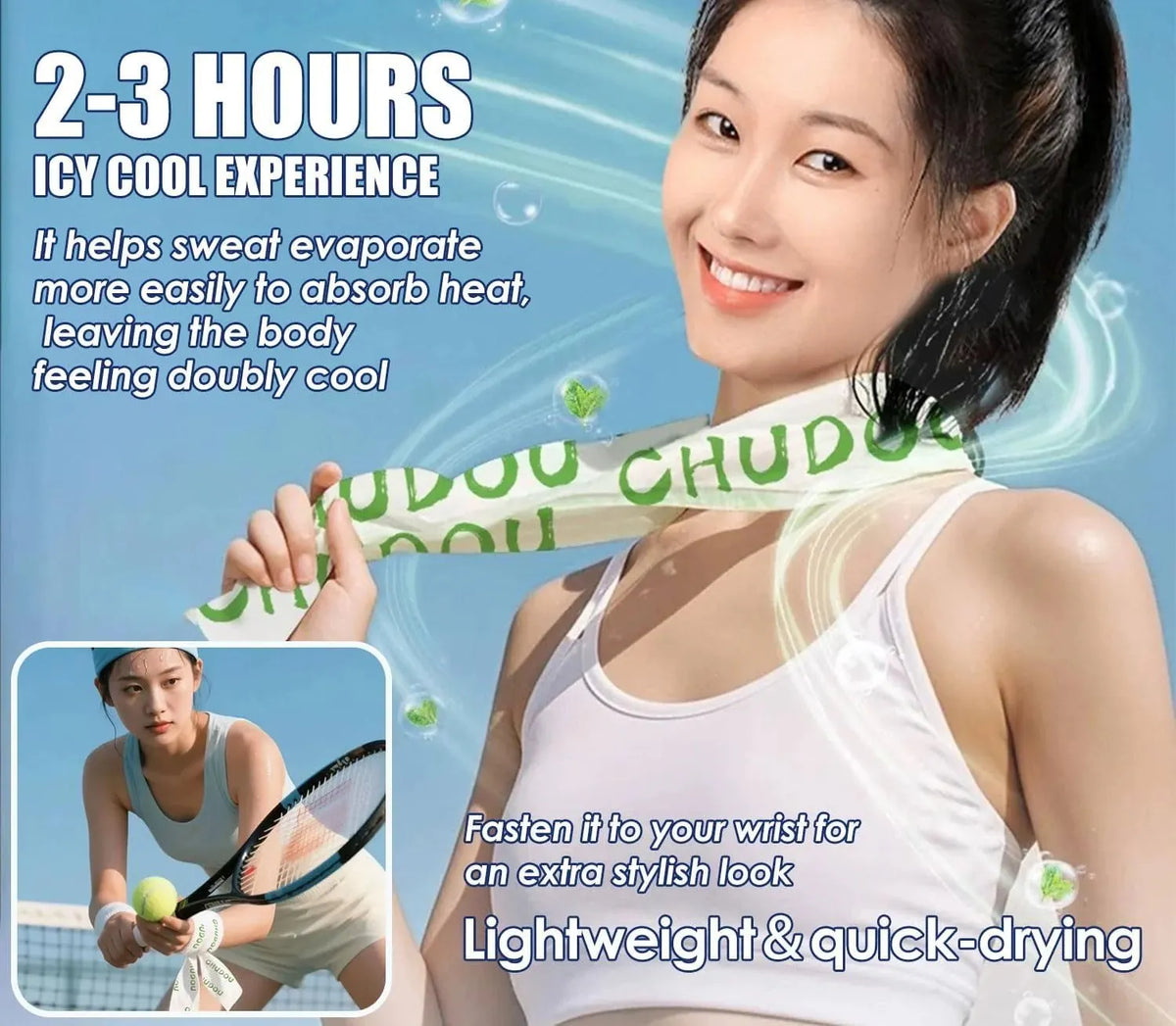 🔥 HOT SALE 🔥10-Pack Instant Cooling Towels – Individually Wrapped