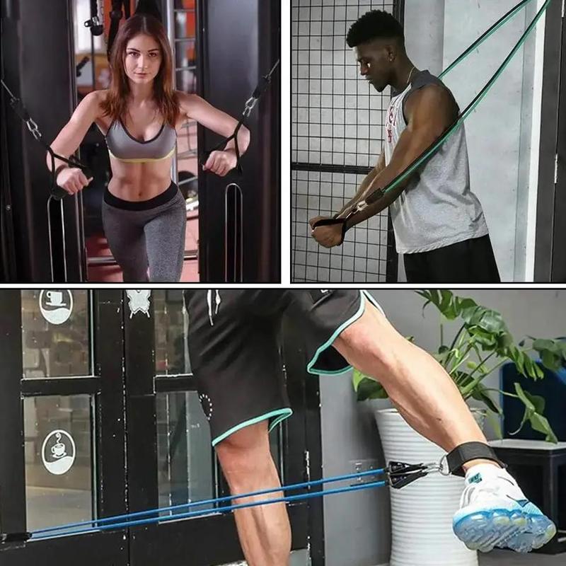 🎉🏋️‍♂️ 11-Piece Fitness Resistance Bands Kit – For Strength, Weight Loss & Home Training