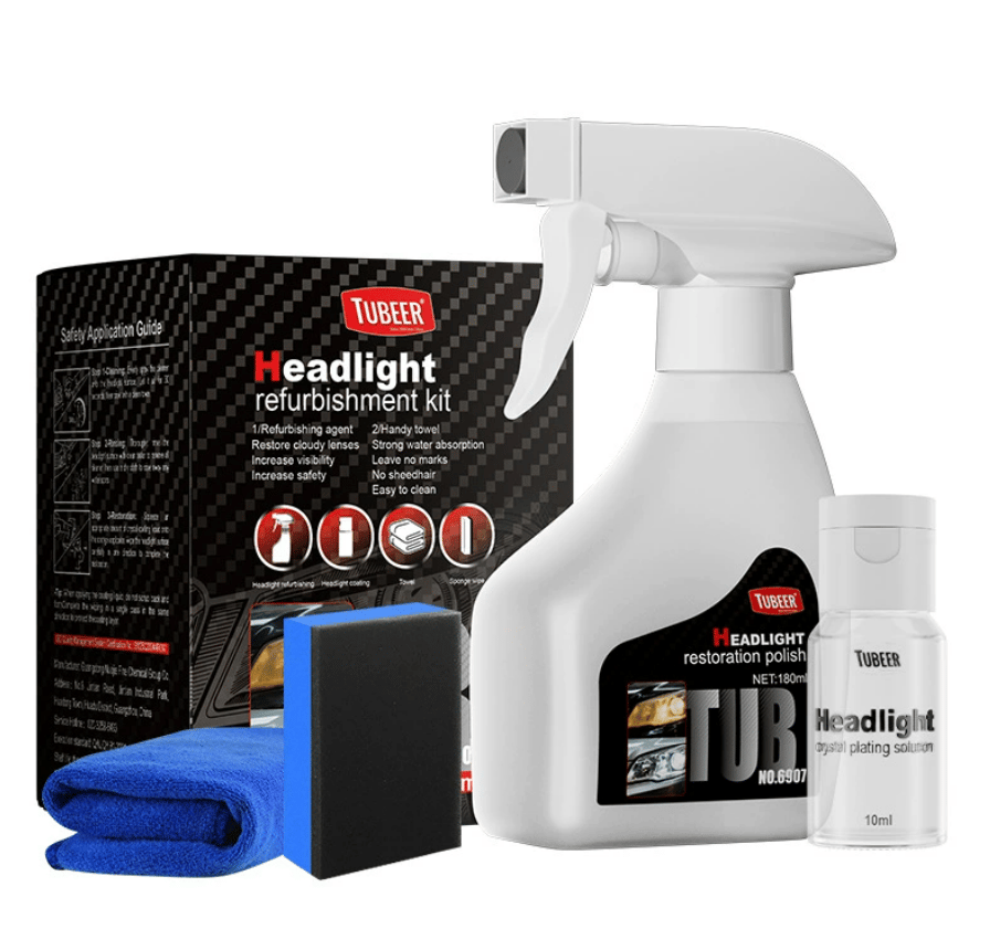 🎉🚘Automotive Headlamp Restoration Fluid Kit