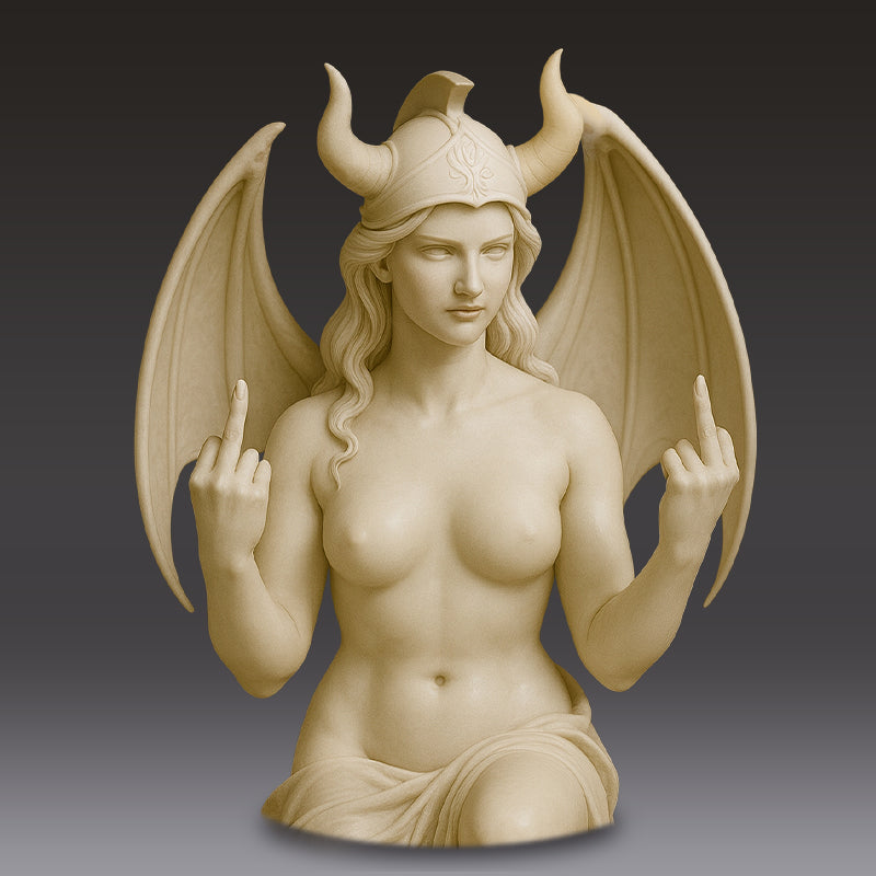 🎨✨ Athena with Attitude - The original “Talk to the Hand” icon!