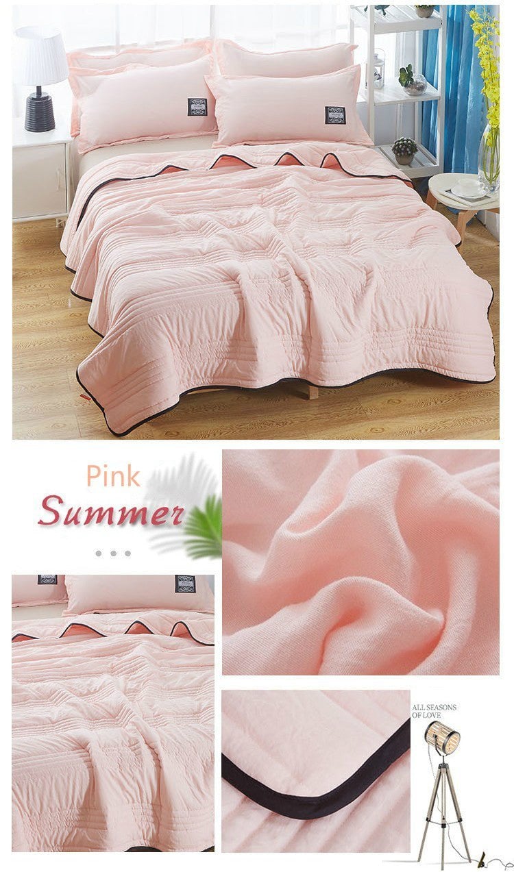 🔥Prime Day 48% OFF-Cool Ice Silk Summer Air  Blanket