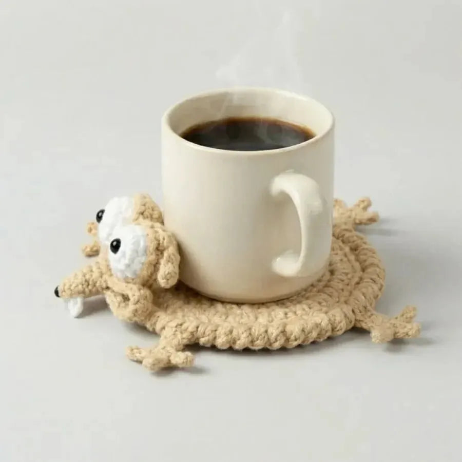 🔥Last Day 49% OFF - ✨Funny Crochet Squirrel Coasters