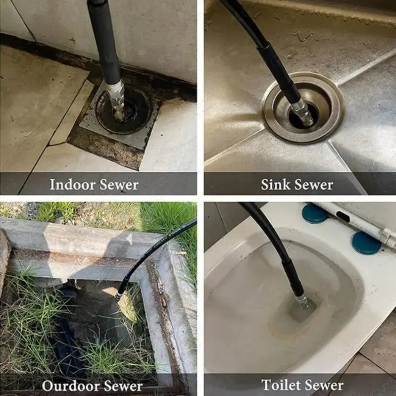 🎉🚿 Powerful Stainless Steel Sewer Jetter Nozzle – Up to 5000 PSI for Deep Drain Cleaning! 💧