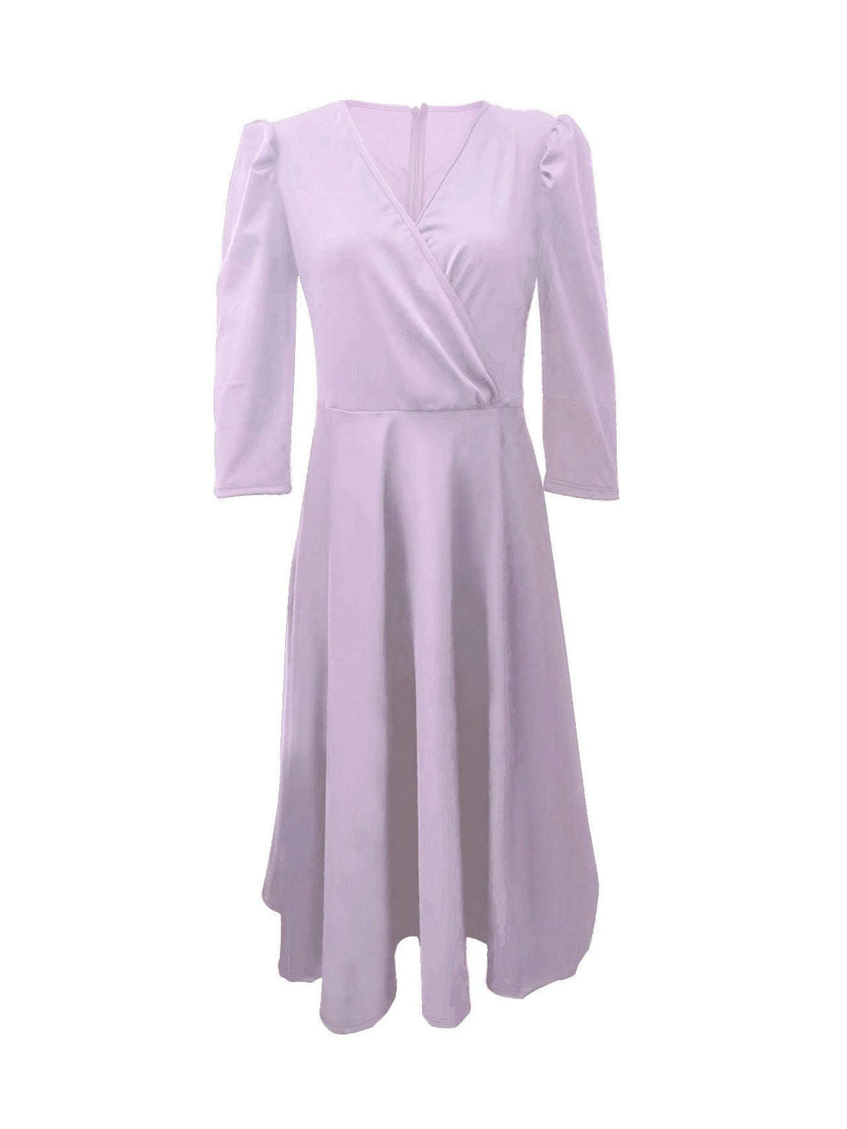 🌸Spring Specials💐 Women's V-Neck Pleated Waist-slimming Midi Dress