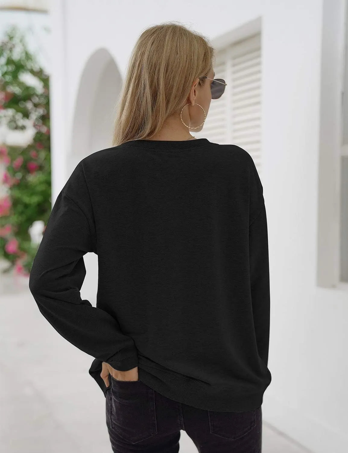 Women's Halloween Sweatshirts Skull Graphic Long Sleeve Pullover Tops