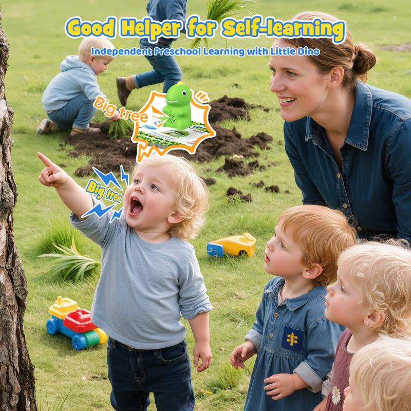 🎉🦖 Dinosaur Talking Flash Cards – Montessori Phonics & Sight Words Educational Learning Set (148 Cards, 5 Categories)