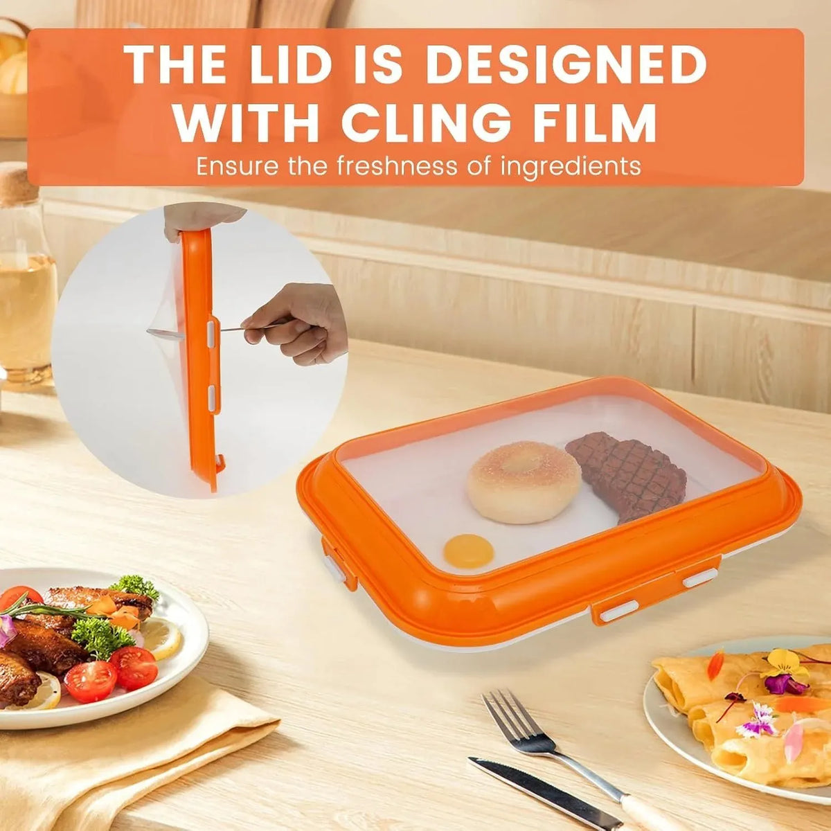 🎉Reusable Flexible-Film Food Preservation Tray
