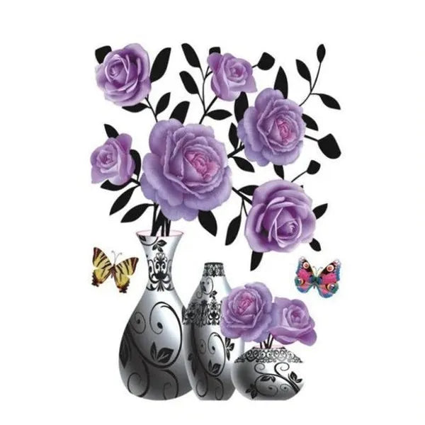 🔥LAST DAY 49% OFF🔥Best Gift For Holiday 3D Vase Sticker