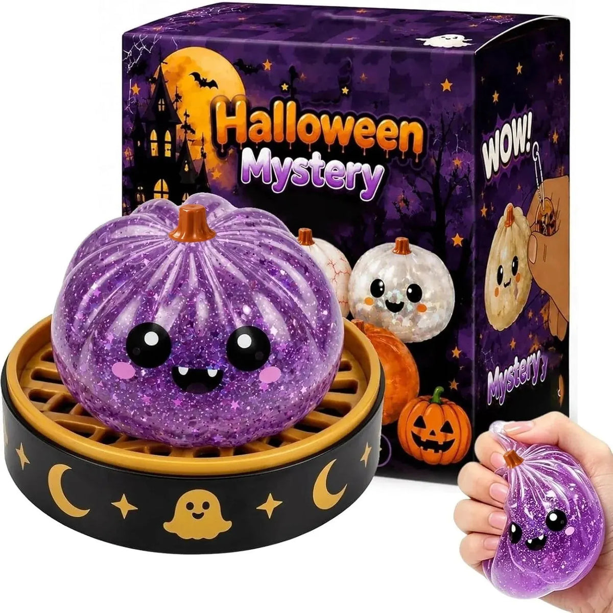 🎉🎃🎃🎃👻49% OFF – Adorable Halloween Ghost Squishies You Can't Put Down! 🖐️