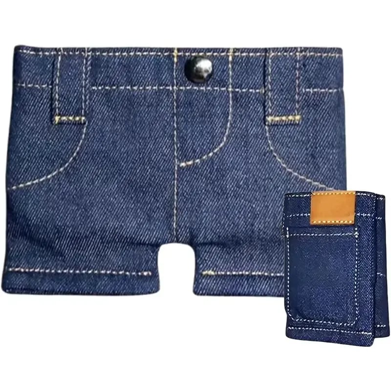🔥HOT SALE🔥Hot Sale⚡Mini Jeans Shaped Wallet - Denim Bifold Wallet for Men & Women