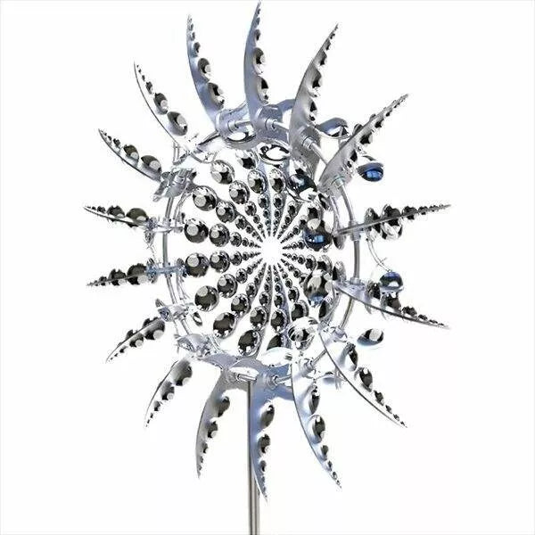Unique and Magical Metal Windmill