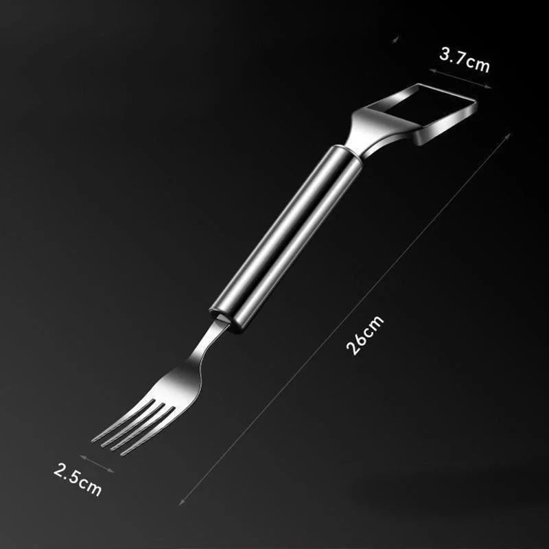 🎉2 in 1 Stainless Steel Fruit Cutter Fork Slicer