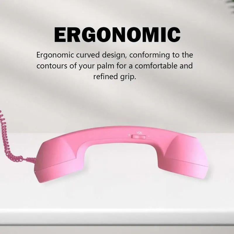 🎉 Retro telephone handset with Type-C interface 📞
