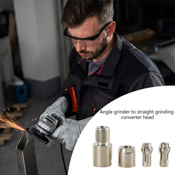 🎉Angle Grinder Conversion Kit 🔧 3mm/6mm Dual Collet – 100-type angle grinder Adapter for Carving & Polishing