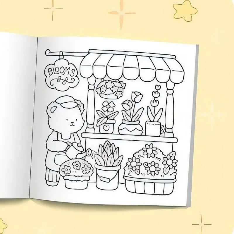 Little Cozy Corner Coloring Book For Adults and Teens