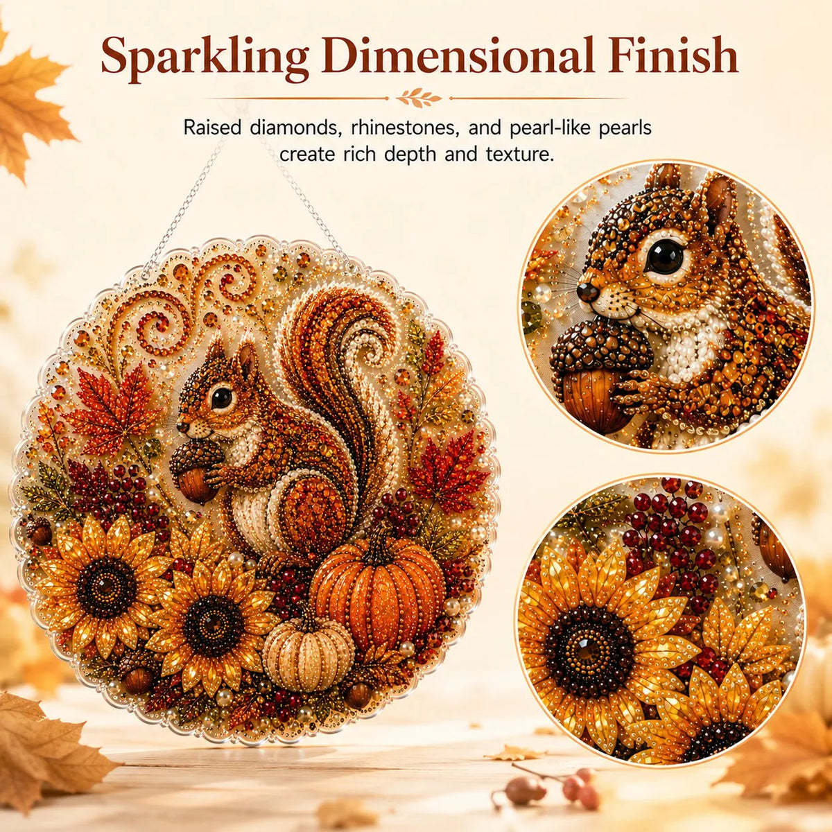 🔥Last Day 49% OFF - 🍂✨Autumn Diamond Painting Hanging Ornament(📦Buy 2 Free Shipping)