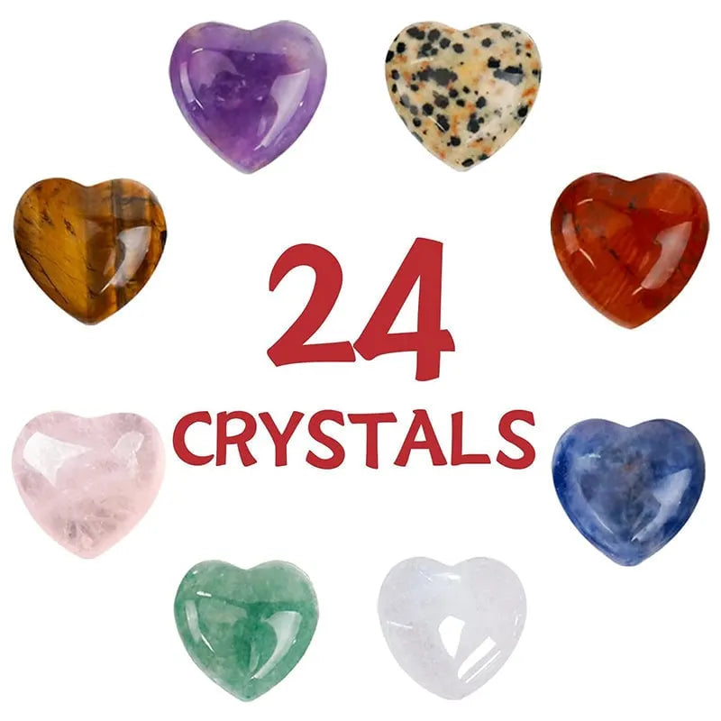 🔥Last Day: Buy 2 Get 1 Free - 💖24 Pack Valentines Cards with Heart-Shape Crystals