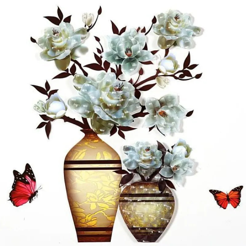 🔥LAST DAY 49% OFF🔥Best Gift For Holiday 3D Vase Sticker