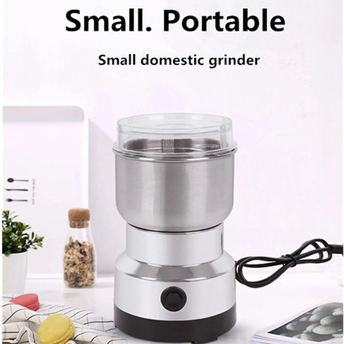 🔥HOT SALE🔥High-Speed Stainless Steel Grain Grinder
