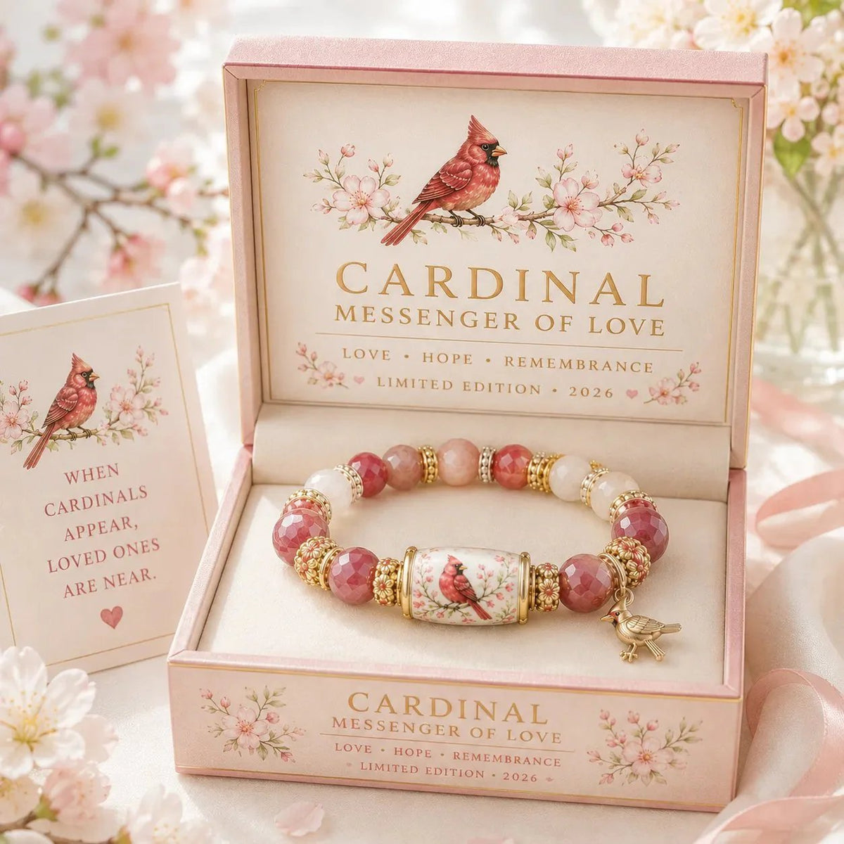 ❤ Love, Remembrance & Cardinal Blessings 🕊️ | 2026 Limited Edition Bracelet