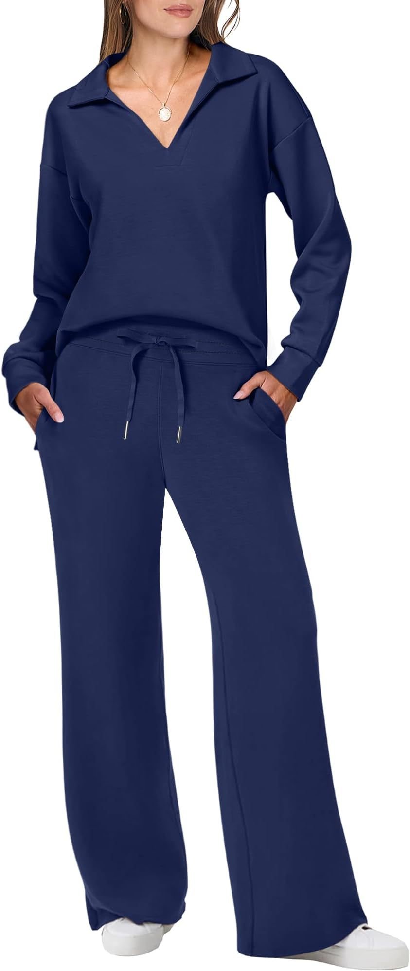 Women's 2 Piece Sets Outfits Casual Long Sleeve Sweatsuits Sets (Buy 2 Sets Free Shipping)