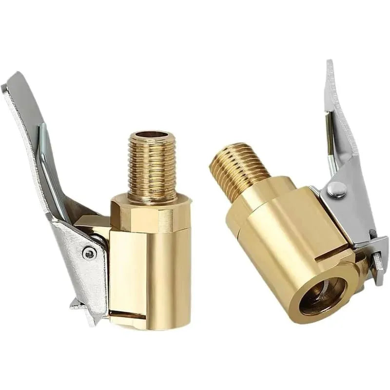 🎉🔥👍Tire Air Chuck with Clip Adapter, No Leakage Tire Chucks for Vehicle Inflator Compressor Pump Connect Accessories Tool