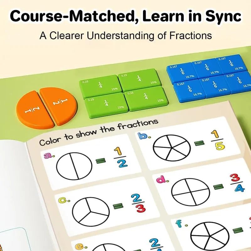 🎉📚🧲Magnetic Fraction Demonstration Book