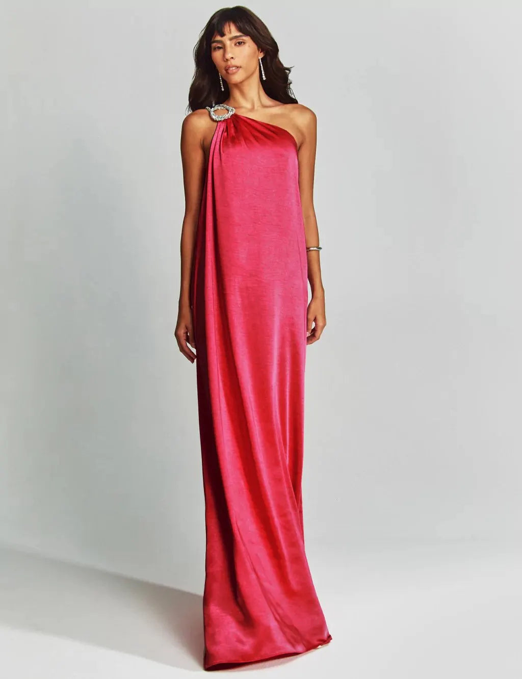 Elegant Satin Evening Gown