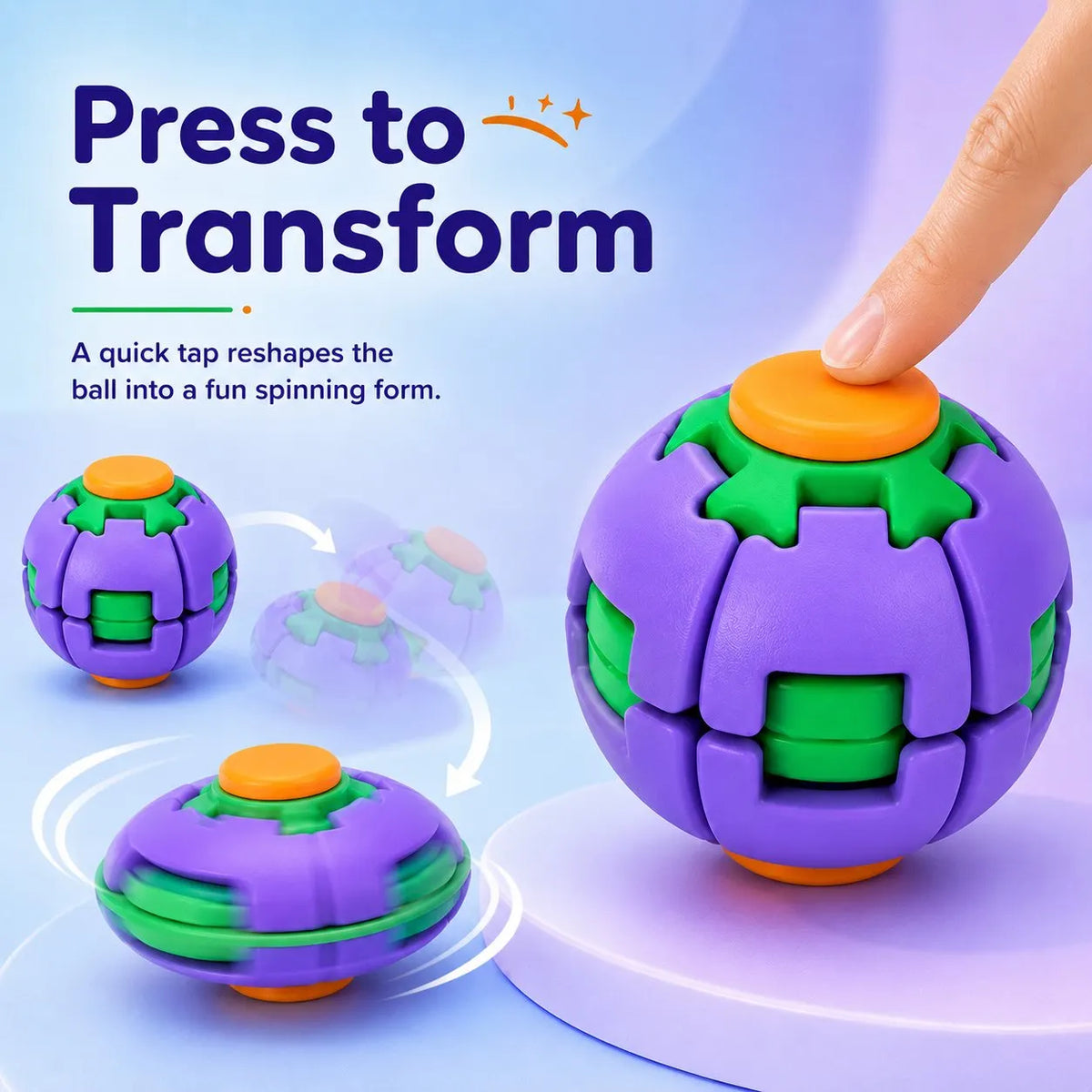 🔥HOT SALE🔥Various Styles🔥Magic Squishy Spinning Ball