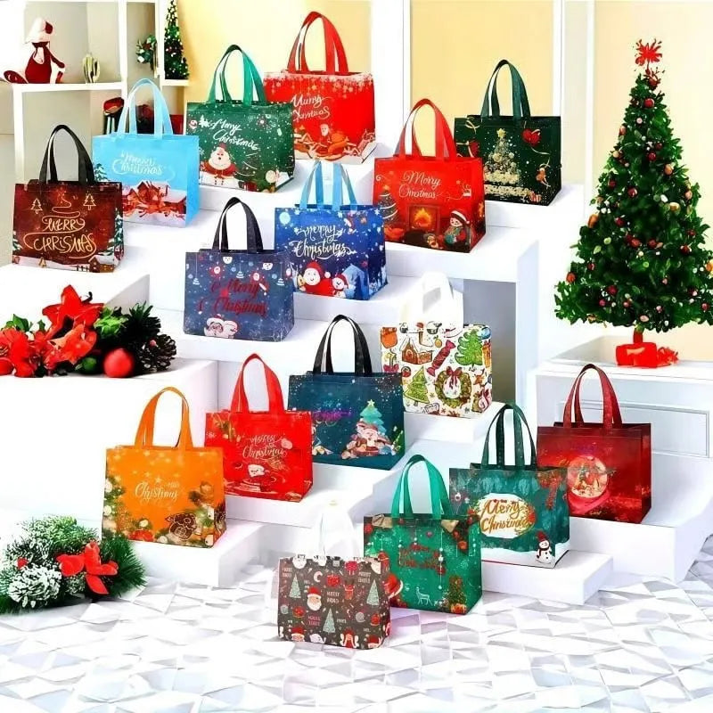 🔥HOT SALE🔥Christmas Early Discount 49% Off🔥 Christmas Gift Bags Large Reusable Tote Bags
