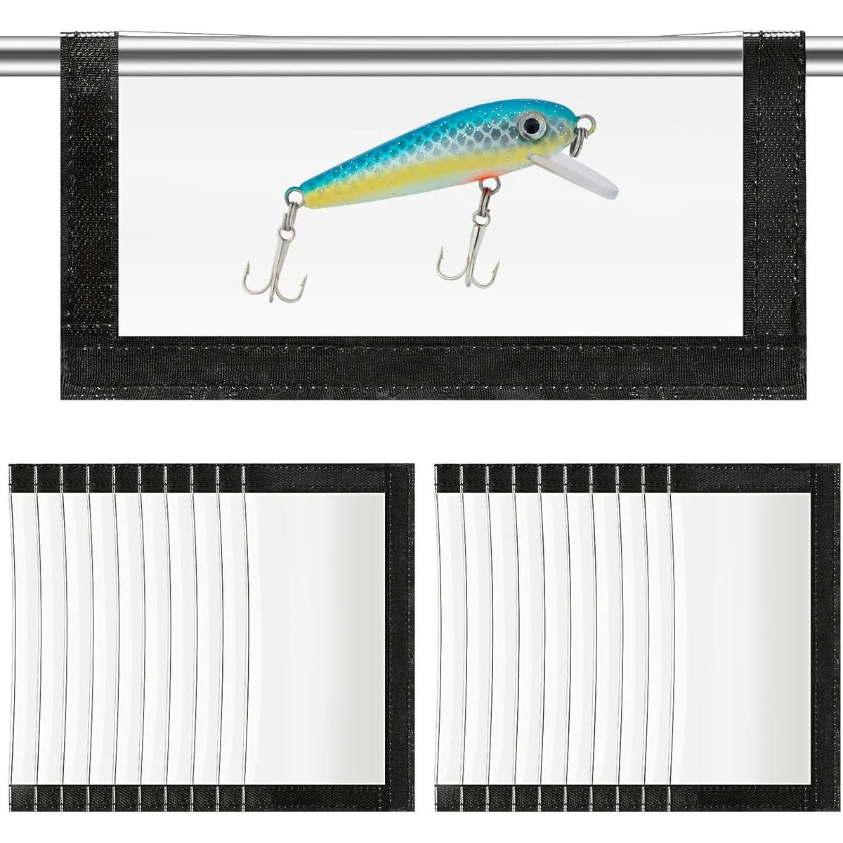 🔥Last Day 50% OFF - 🐟Clear PVC Fishing Lure Wraps for Safety & Store