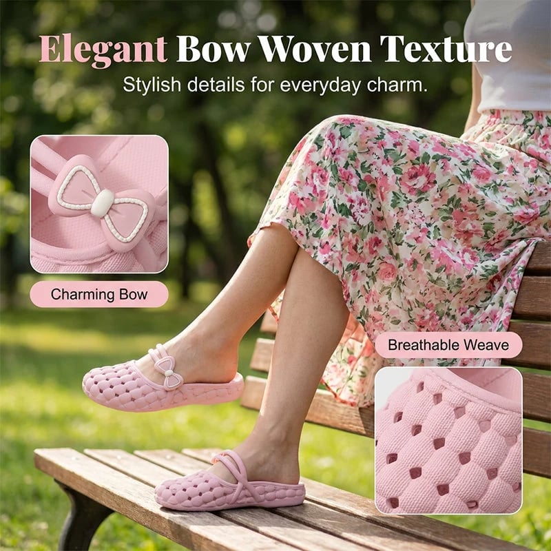 🔥 HOT SALE 🔥Women's Closed-Toe Breathable Mules