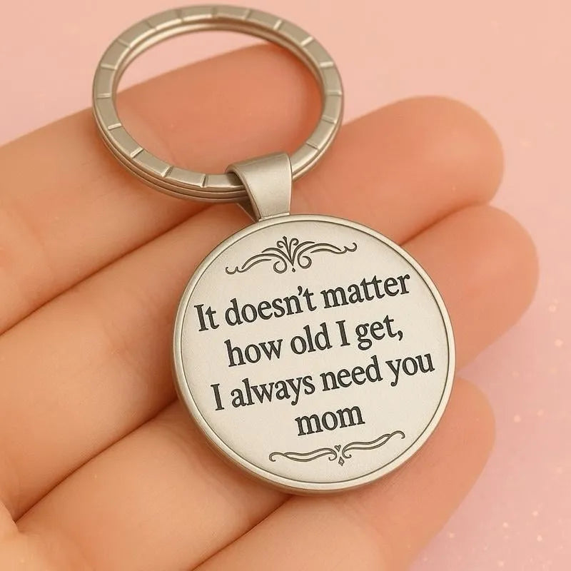🔥Last Day 50% OFF -🎁“I Need You Mom” Keychain or Necklace