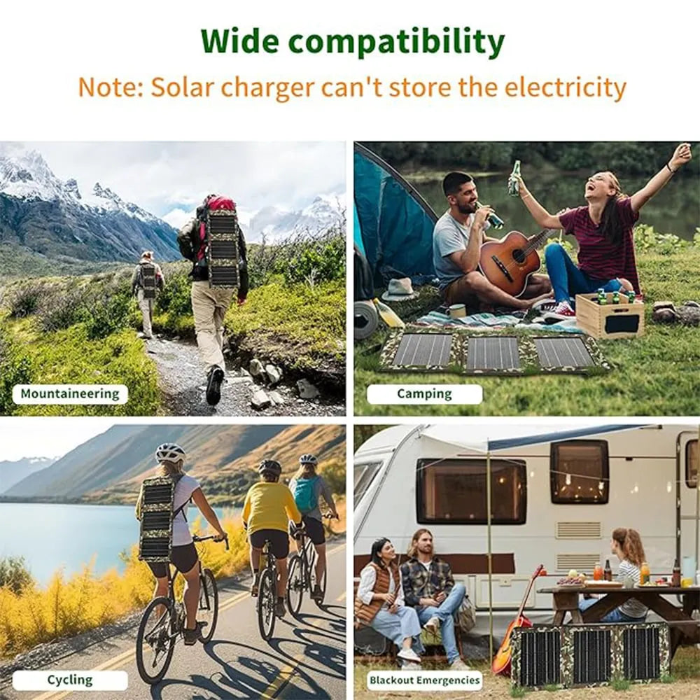 🔥HOT SALE🔥 Foldable 10W Solar Charger Panel with USB Output