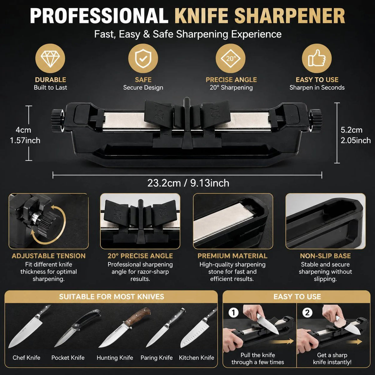 🔥 HOT SALE 🔥🔪✨Portable Precision Knife Sharpener