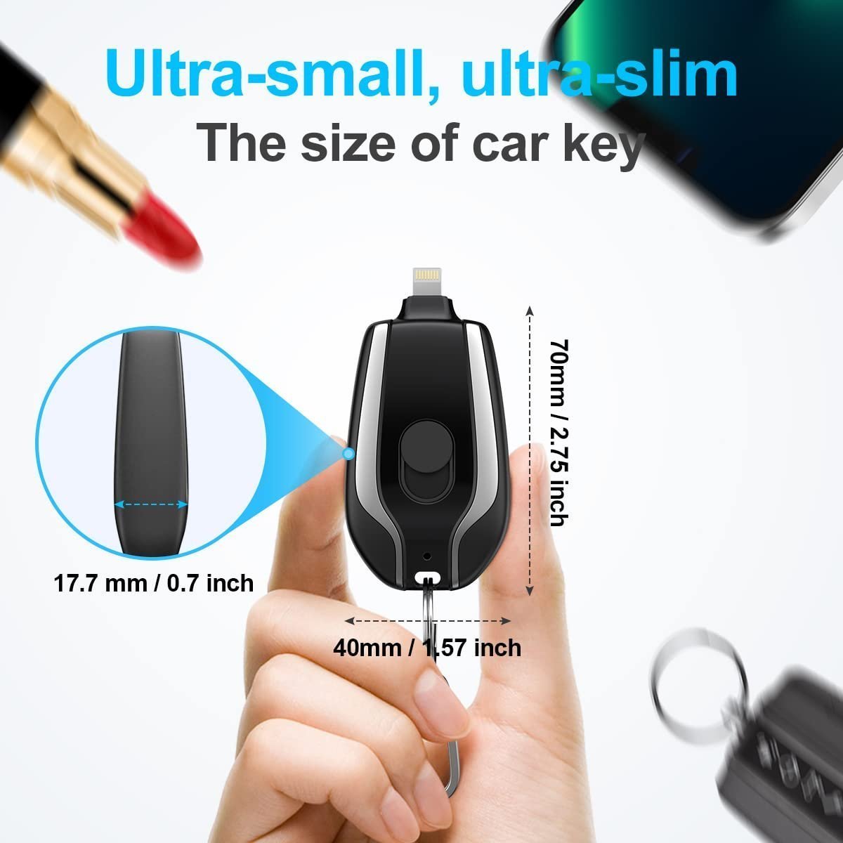 1200mAh Mini Power Emergency Pod