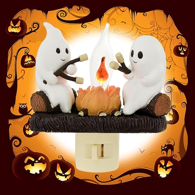 🔥🔥 Hot Selling Now & Ghost Campfire Flickering Nightlight✨🔥👻